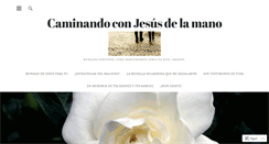 Desktop Screenshot of caminandoconjesusdelamano.com