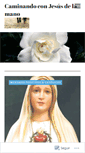 Mobile Screenshot of caminandoconjesusdelamano.com