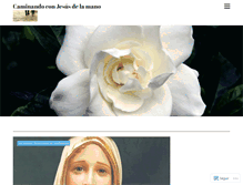 Tablet Screenshot of caminandoconjesusdelamano.com